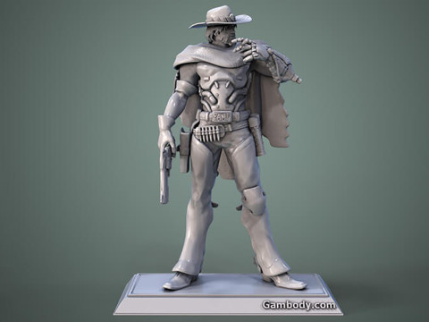 Overwatch McCree Ready To Print 3D printmodel