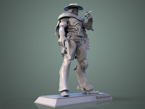 Overwatch McCree Ready To Print 3D Принт Модель