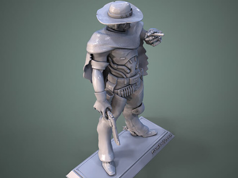 Overwatch McCree Ready To Print 3D Принт Модель