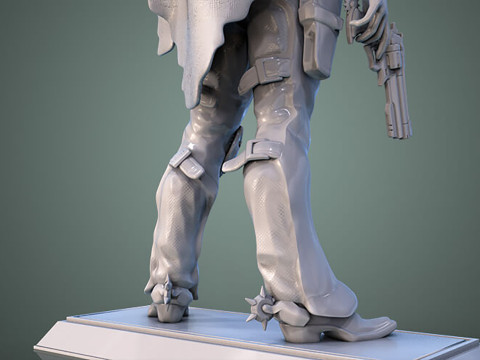 Overwatch McCree Ready To Print 3D Принт Модель