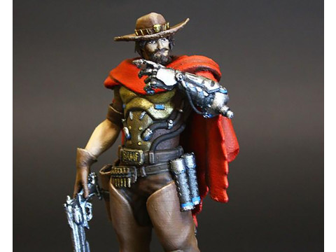 Overwatch McCree Ready To Print 3D Принт Модель