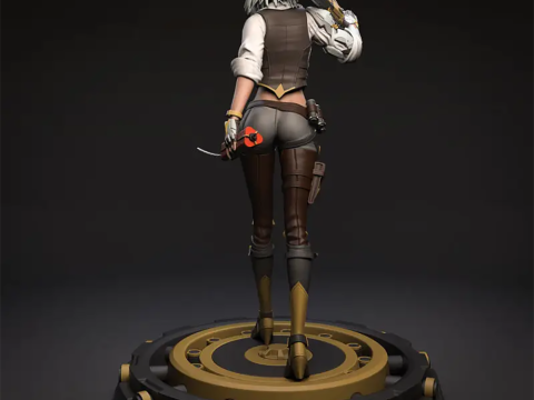 Overwatch Ashe Ready To Print 3D Print Model