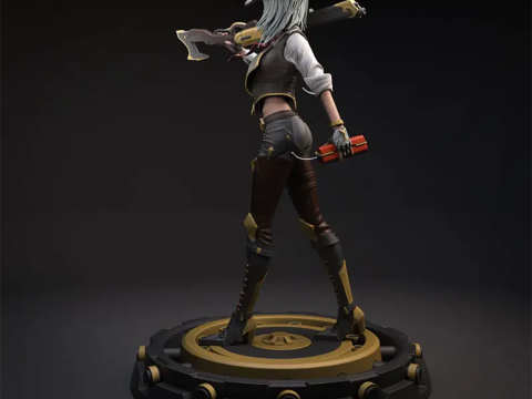 Overwatch Ashe Ready To Print 3D Print Model