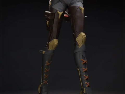 Overwatch Ashe Ready To Print 3D Print Model
