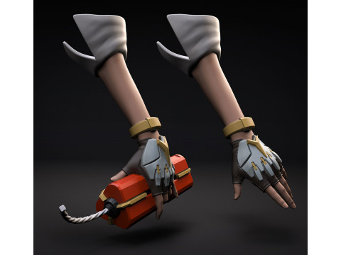 Overwatch Ashe Ready To Print 3D Print Model