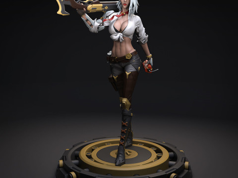 Overwatch Ashe Ready To Print 3D Print Model