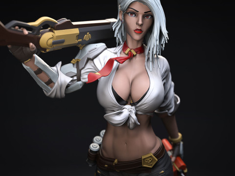 Overwatch Ashe Ready To Print 3D Print Model