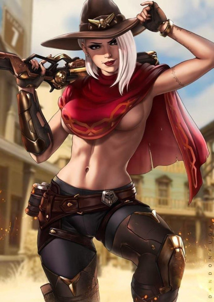 Ashe Overwatch Ready To Print 3D Принт Модель .c4d .max .obj .3ds .fbx .stl .blend