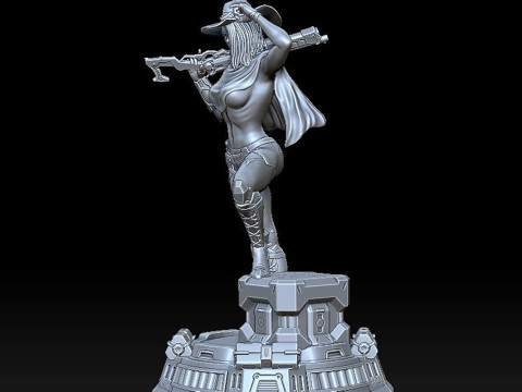 Ashe Overwatch Ready To Print 3D Принт Модель