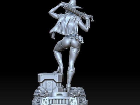 Ashe Overwatch Ready To Print 3D Принт Модель