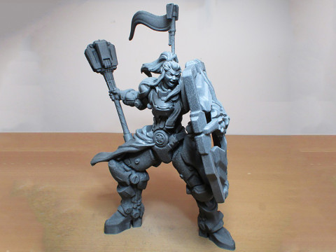 Overwatch Brigitte Ready To Print Model do druku 3D