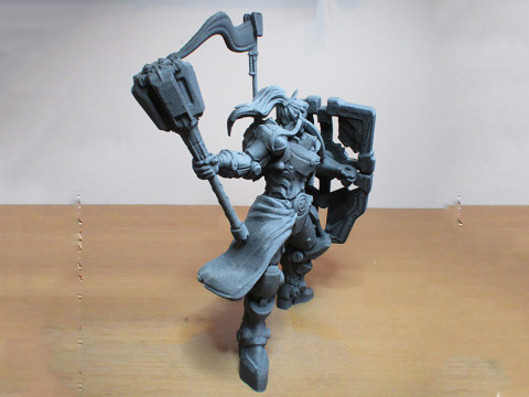 Overwatch Brigitte Ready To Print 3D Print Model