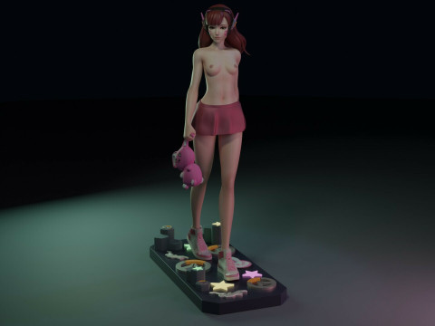 Overwatch DVa Ready To Print Modello di stampa 3D