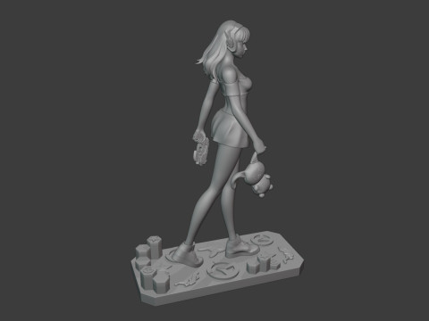 Overwatch DVa Ready To Print Modello di stampa 3D