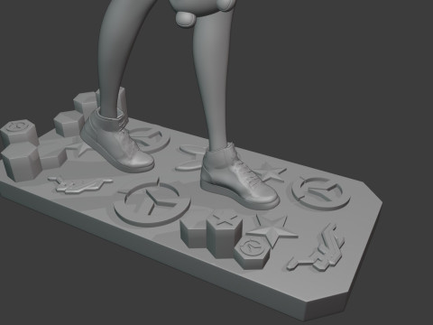 Overwatch DVa Ready To Print Modello di stampa 3D