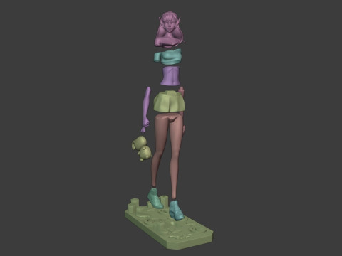Overwatch DVa Ready To Print Modello di stampa 3D