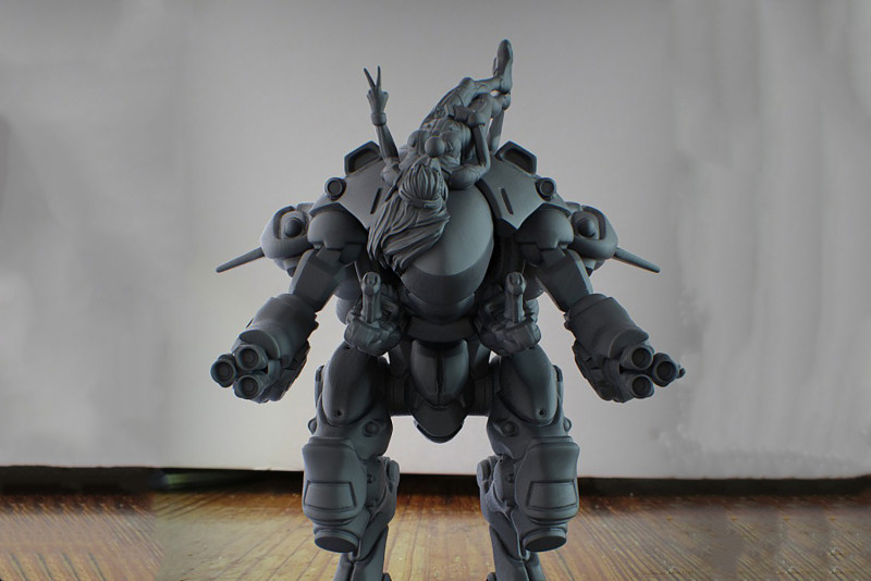 DVa Meka Victory Ready To Print 3D Print Model .c4d .max .obj .3ds .fbx .stl .blend