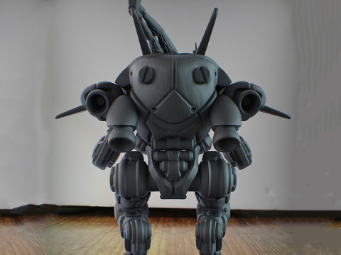 DVa Meka Victory Ready To Print 3D Print Model
