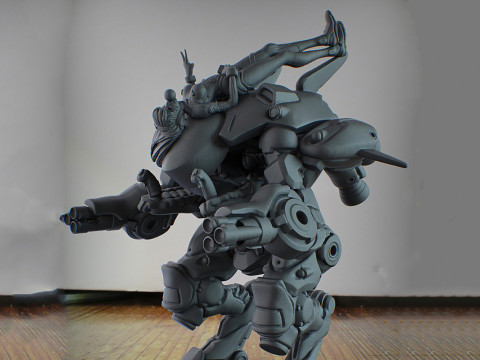DVa Meka Victory Ready To Print 3D Print Model