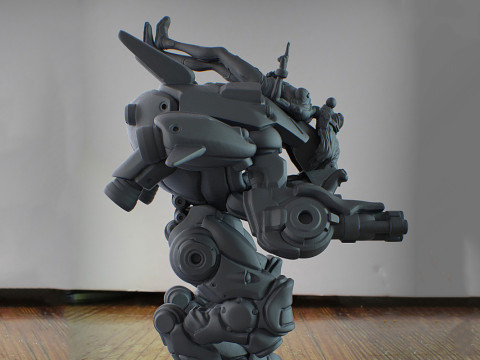 DVa Meka Victory Ready To Print 3D Print Model