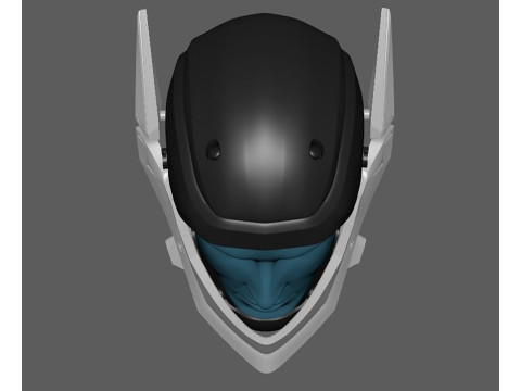 Genji Helmet Ready To Print Modello di stampa 3D