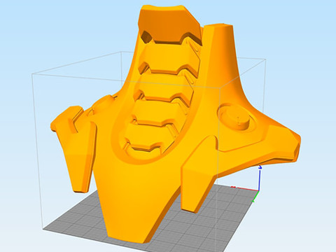 Genji Overwatch Full Body Armor Swords Helmet Suit Ready To Print 3D 打印模型