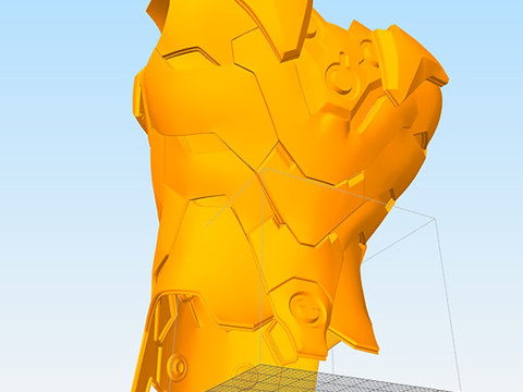Genji Overwatch Full Body Armor Swords Helmet Suit Ready To Print 3D 打印模型