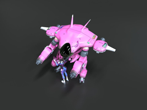DVA and Meka Ready To Print Modelo de Impressão 3D