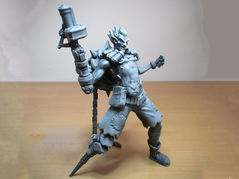 Junkrat Overwatch Ready To Print Modèles 3D en vedette
