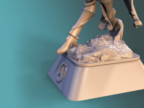 Angel Overwatch Ready To Print 3Dプリントモデル