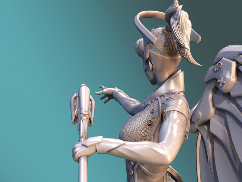 Angel Overwatch Ready To Print 3Dプリントモデル