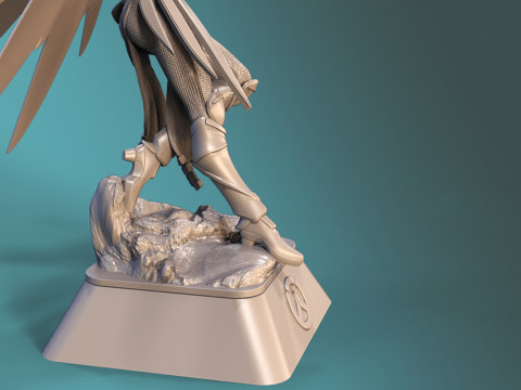 Angel Overwatch Ready To Print 3Dプリントモデル