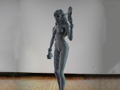 Overwatch DVa Ready To Print Modelo de Impressão 3D