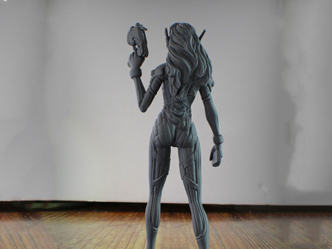 Overwatch DVa Ready To Print Modelo de Impressão 3D