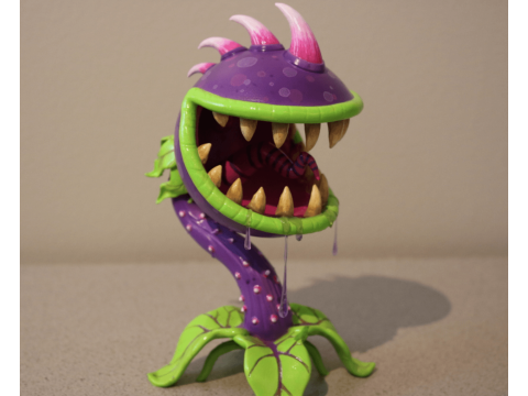 Chomper Plants Vs Zombies Ready To Print 3D Принт Модель