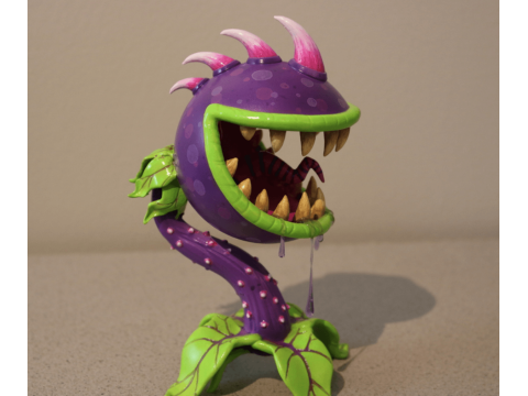 Chomper Plants Vs Zombies Ready To Print 3D Принт Модель