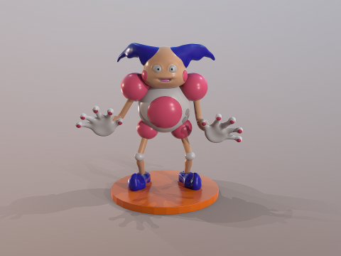 Pokemons Mr Mime Ready To Print Model do druku 3D