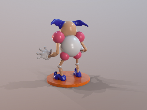 Pokemons Mr Mime Ready To Print Model do druku 3D