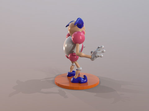 Pokemons Mr Mime Ready To Print Model do druku 3D