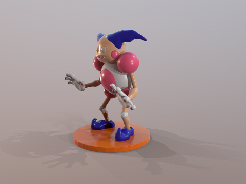 Pokemons Mr Mime Ready To Print Model do druku 3D