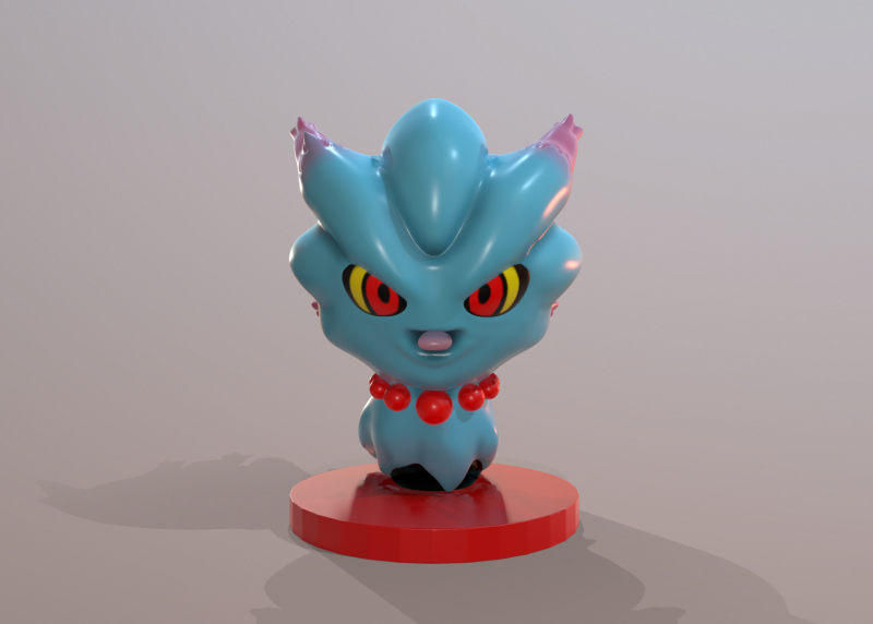Misdreavus Pokemons Ready To Print Model do druku 3D .c4d .max .obj .3ds .fbx .stl .blend