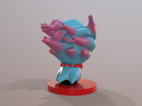 Misdreavus Pokemons bereit zum Drucken 3D Druckmodell