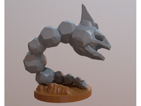 Pokemon Onix Ready To Print 3D प्रिंट मॉडल