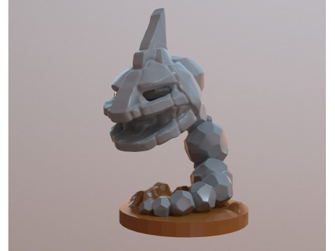 Pokemon Onix Ready To Print 3D प्रिंट मॉडल