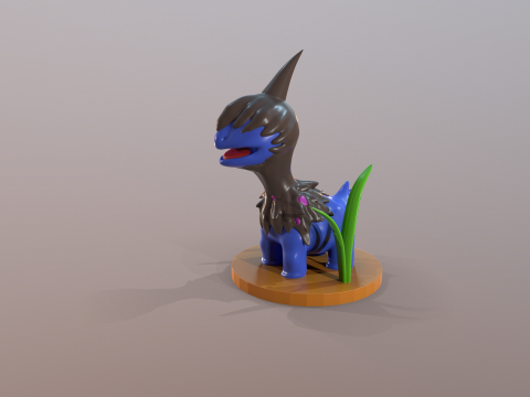 Покемон Дейно готов к печати 3D Принт Модель