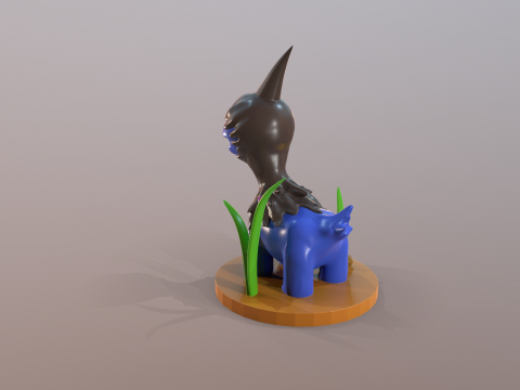 Покемон Дейно готов к печати 3D Принт Модель