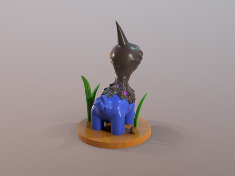 Покемон Дейно готов к печати 3D Принт Модель