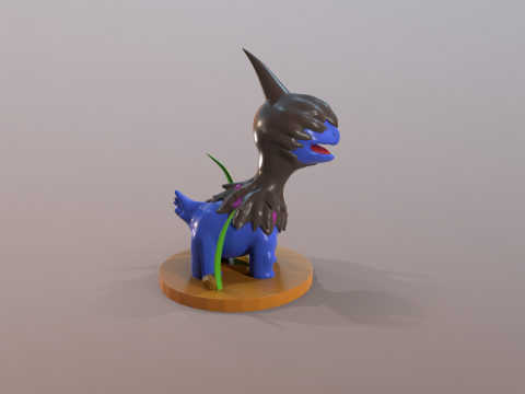 Покемон Дейно готов к печати 3D Принт Модель