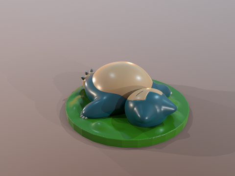 Pokemon Snorlax Ready To Print 3D 프린트 모델