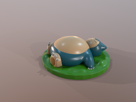 Pokemon Snorlax Ready To Print 3D 프린트 모델